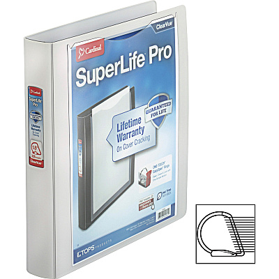 Cardinal SuperLife Pro Easy Open Slant-D Binder (CRD54662)