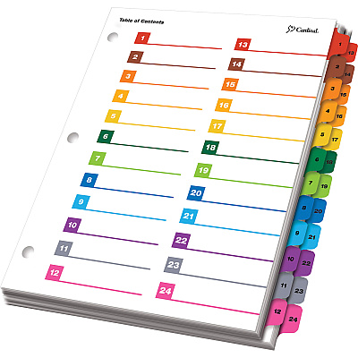 Cardinal OneStep Printable Dividers (CRD60960)