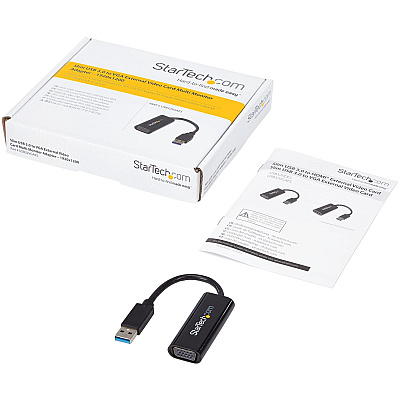 StarTech Usb To Vga Adapter - Slim - 1920x1200 (USB32VGAES)