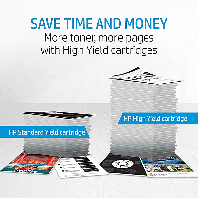 HP 312A (CF382A) Original Laser Toner Cartridge - Single Pack - Yellow - 1 Each