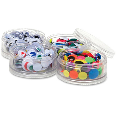 Creativity Street Wiggle Eyes Stackable Storage Jar (CKC3409)