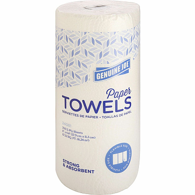 Genuine Joe Kitchen Roll Flexible Size Towels (GJO24081)