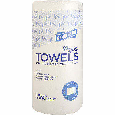 Genuine Joe Kitchen Roll Flexible Size Towels (GJO24081)