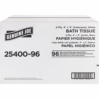 Genuine Joe 2-ply Standard Bath Tissue Rolls (GJO2540096)