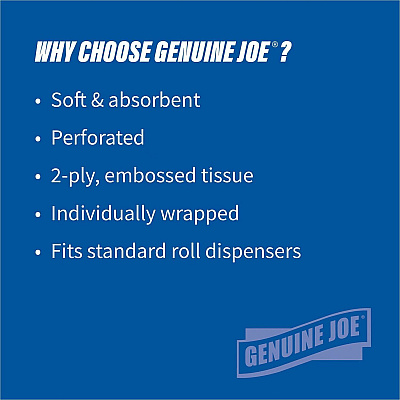 Genuine Joe 2-ply Standard Bath Tissue Rolls (GJO2550096)