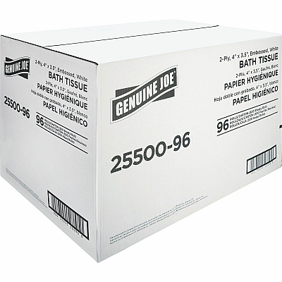 Genuine Joe 2-ply Standard Bath Tissue Rolls (GJO2550096)