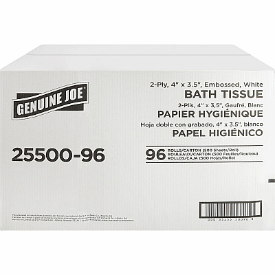 Genuine Joe 2-ply Standard Bath Tissue Rolls (GJO2550096)