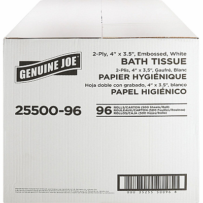 Genuine Joe 2-ply Standard Bath Tissue Rolls (GJO2550096)