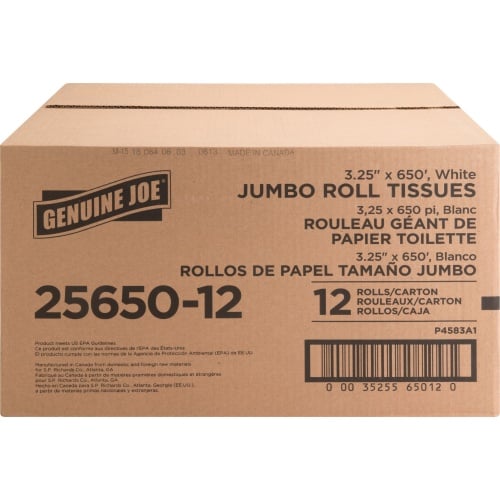 Genuine Joe 2-ply Jumbo Roll Dispenser Bath Tissue (2565012)