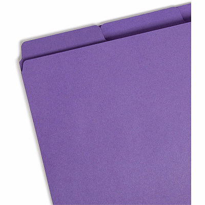 Smead SuperTab 1/3 Tab Cut Letter Recycled Top Tab File Folder (SMD11989)
