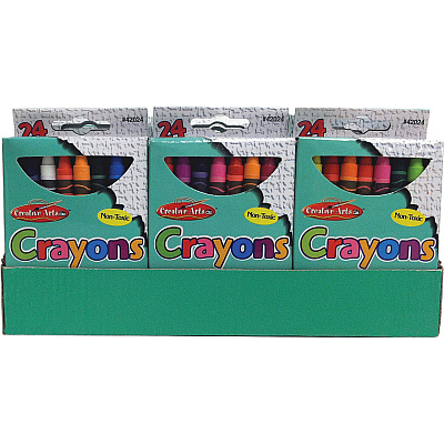 CLI Creative Arts Crayons Display (LEO42024ST)