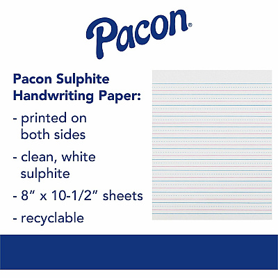 Zaner-Bloser Pacon Broken Midline Sulphite Paper (PACZP2413)