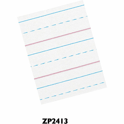 Zaner-Bloser Pacon Broken Midline Sulphite Paper (PACZP2413)