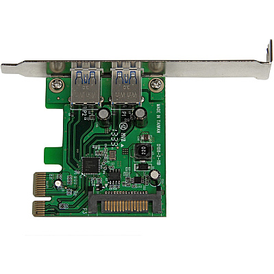 StarTech 2 Port Pcie Usb 3.0 Card Adapter W/ Uasp (PEXUSB3S24)