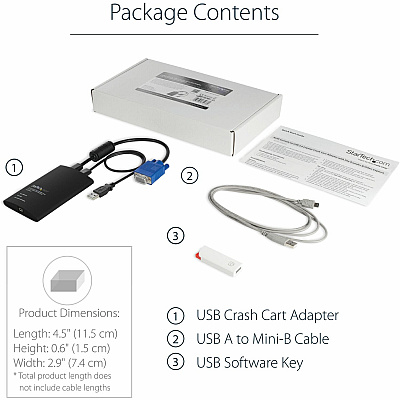 StarTech Crash Cart Adapter - Usb - Video Capture (NOTECONS02)