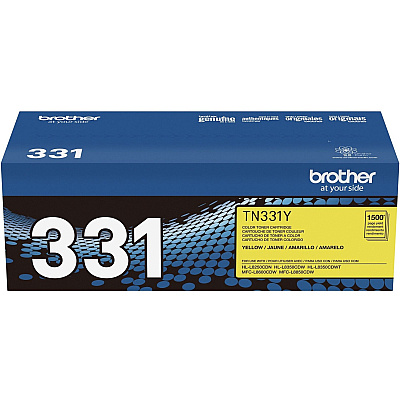 Brother Genuine TN331Y Yellow Toner Cartridge