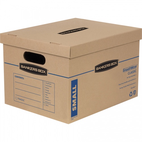 Fellowes SmoothMove Classic Moving Boxes, Small (7714203)