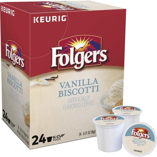 Folgers K-Cup Vanilla Biscotti Coffee (6661)