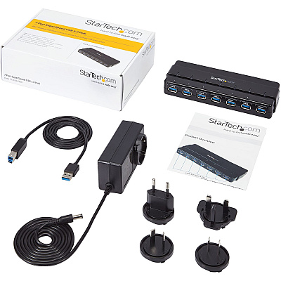 StarTech 7 Port Superspeed Usb 3.0 Hub (5gbps) - (ST7300USB3B)