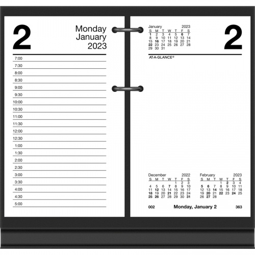 AT-A-GLANCE Recycled Desk Calendar Refill (E717R50)