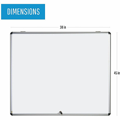 MasterVision Enclore Hinged Magnetic Aluminum Indoor Glazed Case (BVCVT380109150)