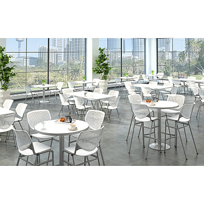 KFI Barstool with Polypropylene Seat and Back (BR2300P10)