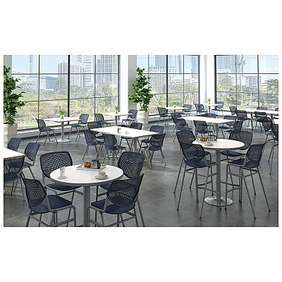 KFI Barstool with Polypropylene Seat and Back (BR2300P03)