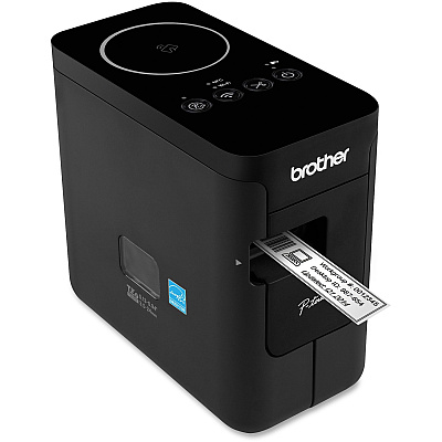 Brother P-touch PT-P750w Desktop Thermal Transfer Printer - Color - Label Print - USB - Wireless LAN - With Cutter