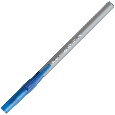 BIC Round Stic Grip Xtra-Comfort Medium Ball Point Pen, Assorted, 36 Pack (BICGSMG361AST)