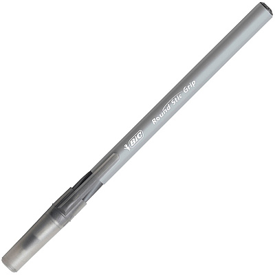 BIC Round Stic Grip Xtra-Comfort Medium Ball Point Pen, Assorted, 36 Pack (BICGSMG361AST)