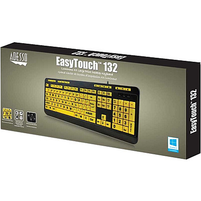 Adesso Easyview 4x Large Print Desktop Usb Keyb (AKB132UY)