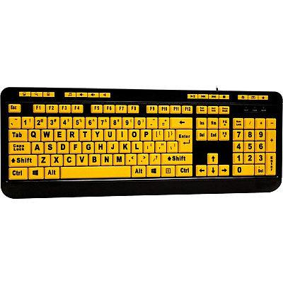 Adesso Easyview 4x Large Print Desktop Usb Keyb (AKB132UY)