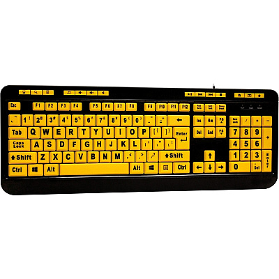 Adesso Easyview 4x Large Print Desktop Usb Keyb (AKB132UY)