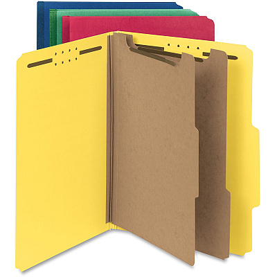 Smead 2/5 Tab Cut Letter Recycled Classification Folder (SMD14061)