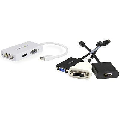 StarTech Mini Displayport Vga Dvi Hdmi Adapter (MDP2VGDVHDW)