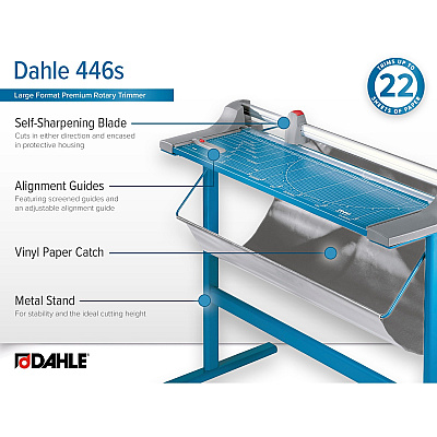 Dahle 446s Premium Rotary Trimmer w/stand