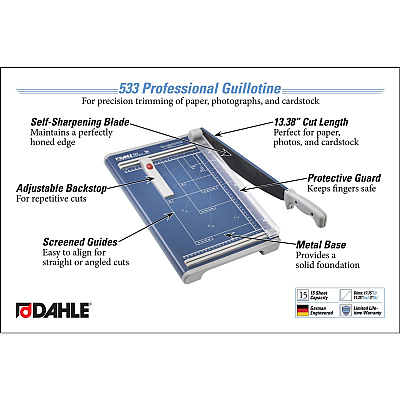 Dahle 533 Professional Guillotine Trimmer