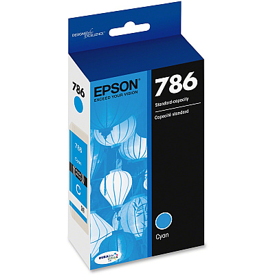 Epson DURABrite Ultra 786 Original Inkjet Ink Cartridge - Cyan - 1 Each (EPST786220S)