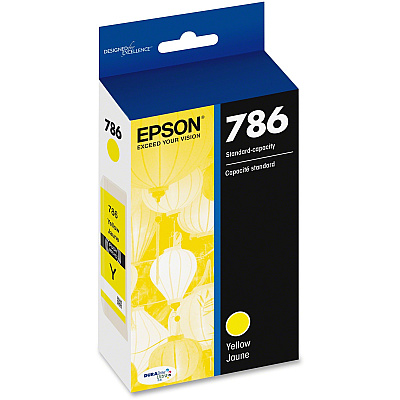 Epson DURABrite Ultra 786 Original Inkjet Ink Cartridge - Yellow - 1 Each (EPST786420S)