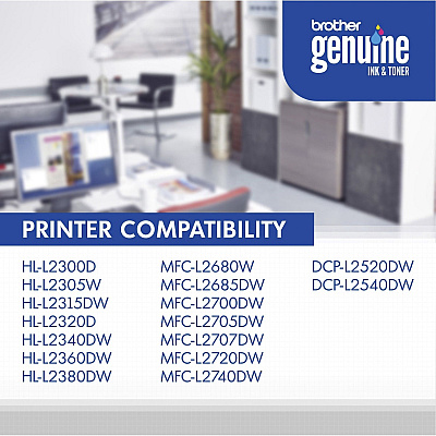 Brother Genuine TN660 High Yield Black Toner Cartridge