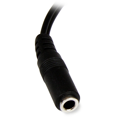 StarTech 6in Stereo Audio Cable - 3.5mm Female To 2x Rca Male - Rca To Aux Y Cable - 1x 3.5mm (f), 2x Rca Audio (m) Splitter - 6-inch (MUFMRCA)