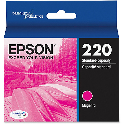 Epson DURABrite Ultra 220 Original Inkjet Ink Cartridge - Magenta - 1 Each (EPST220320S)