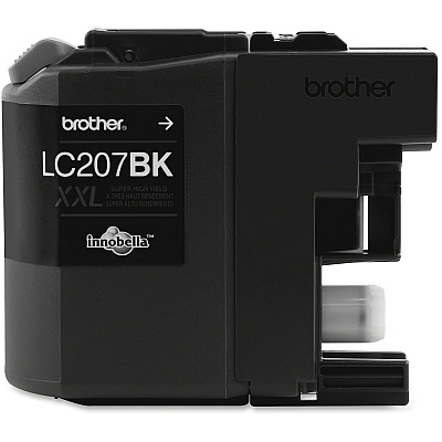 Brother Genuine LC207BK Super High Yield Black Ink Cartridge