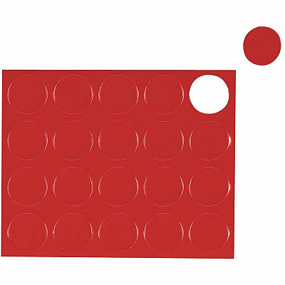 MasterVision Magnetic Color Coding Dots (BVCFM1604)