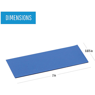 MasterVision 2" Magnetic Dry Erase Strips (BVCFM2401)