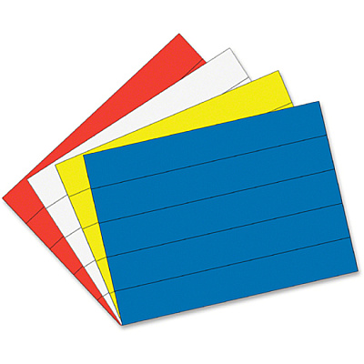 MasterVision 6" Magnetic Dry Erase Strips (BVCFM2501)