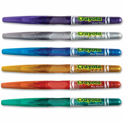 Glitter Markers, 6 Count | Crayola