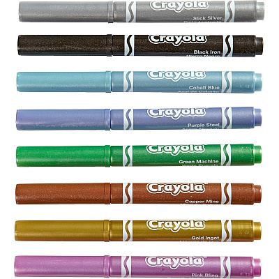 Crayola 8-color Metallic Markers (CYO588628)