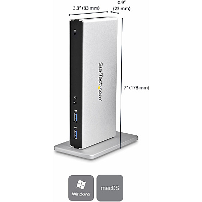 StarTech Docking Station - Dual-monitor Usb 3.0 (USB3SDOCKDD)