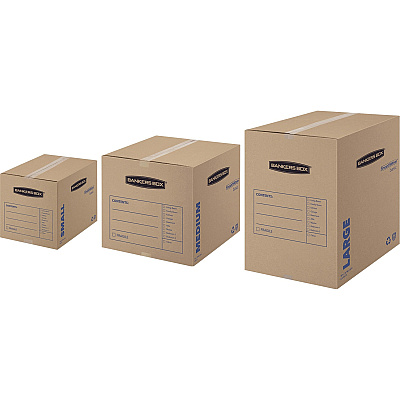 Fellowes SmoothMove Basic Large Moving Boxes (FEL7714001)